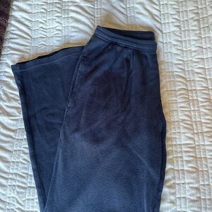 St. George (Brandy Melville) Women's Navy Waffle Knit Jogger Pants